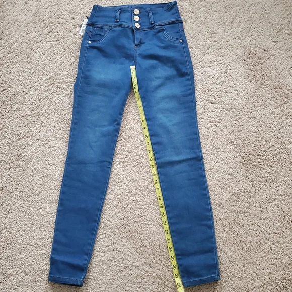 COLOMBIANA JEANS ITALY BUTT LIFT SKINNY JEANS 2046 - Picture 9 of 10